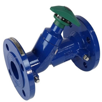 Клапан балансировочный Benarmo 3080H DN 125 PN 16 фланцевый ручной чугунный, с измерительными ниппелями