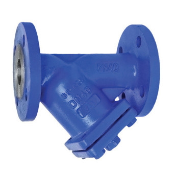 Фильтр сетчатый ADL IS 40 DN 80 PN 40 из углеродистой стали со сливной пробкой