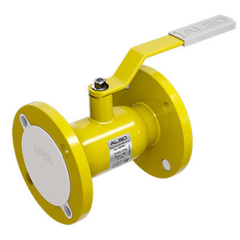 Кран шаровой газовый ALSO КШ.Ф.GAS.032.40-01 Ду 32 Ру 40 стандартнопроходный фланцевый