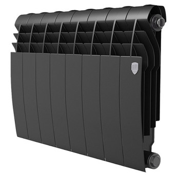 Радиатор биметаллический Royal Thermo BiLiner 350 (10 секций) Noir Sable