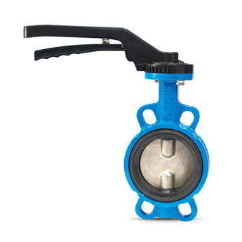 Затвор FAF 3550 DN 250 PN 16 дисковый межфланцевый с рукояткой