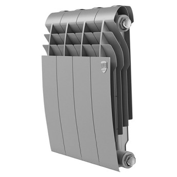 Радиатор биметаллический Royal Thermo BiLiner 350 (4 секции) Silver Satin