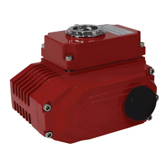 Электропривод Benarmo QB-170 F05/F07 17х17/14х14 квадрат 220 В четвертьоборотный IP67 красный