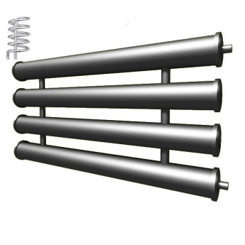 Регистр отопления РАП-4x159x4,0-9000 автономный четырёхрядный с плоскими заглушками