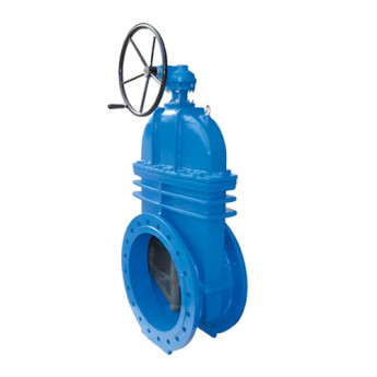 Задвижка клиновая ABRA A40-G DN 100 PN 16/10 чугунная фланцевая с редуктором