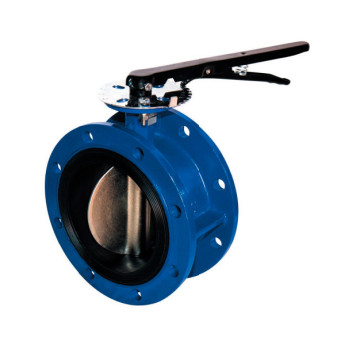Затвор DENDOR 021F DN 150 PN 10 поворотный дисковый фланцевый с электроприводом