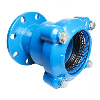 Фланец фиксирующий универсальный UR-CAST UR-10 DN 200 (200-235 мм) PN 10/16 чугунный