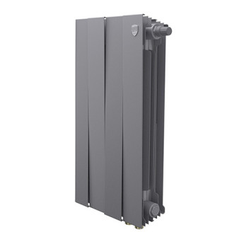 Радиатор биметаллический Royal Thermo PianoForte 500 VD (4 секции) Silver Satin