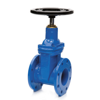 Задвижка GROSS DN 300 PN 16 фланцевая с обрезиненным клином с маховиком длинная