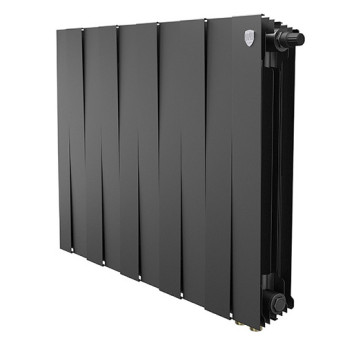 Радиатор биметаллический Royal Thermo PianoForte 500 VD (10 секций) Noir Sable