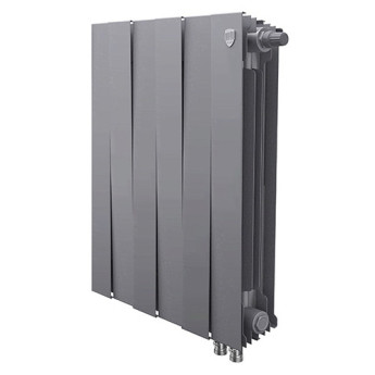 Радиатор биметаллический Royal Thermo PianoForte 500 VDR (6 секций) Silver Satin