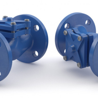 Клапан Tecofi CS3240 DN 25 обратный подъемный фланцевый PN 13,6