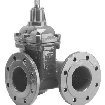 Задвижка AVK 18/40 DN 80/80 PN 10/16 фланцевая магистральная тройниковая