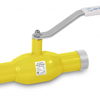 Кран шаровой газовый TEMPER 39245015 полнопроходной под приварку DN 15 PN 40