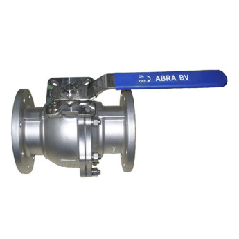 Кран шаровой ABRA BV-41 DN 20 PN 40 с рукояткой нержавеющая сталь