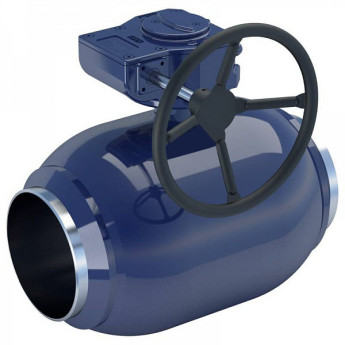 Кран шаровой Vexve 154150 DN 150 PN 25 стальной полнопроходный под приварку для жидкости, ручка-рычаг