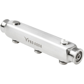 Коллекторная группа Pro Aqua 1 1/4х3/4" 3 выхода с межосевым расстоянием 100 мм