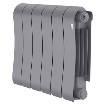 Радиатор биметаллический Royal Thermo Infinity 300 (6 cекций) Silver Satin