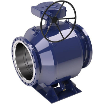 Кран шаровой NAVAL 235581 DN 600 PN 25 стальной полнопроходный фланцевый с редуктором