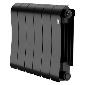 Радиатор биметаллический Royal Thermo Infinity 300 (6 cекций) Noir Sable