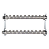 Коллекторная группа Oventrop Multidis SH 1 1407161 11-ти контурный ВР-НР 1"x3/4" DN 25 PN 4 с регулирующими клапанами