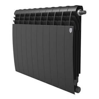 Радиатор биметаллический Royal Thermo BiLiner 500 VR (10 секций) Noir Sable