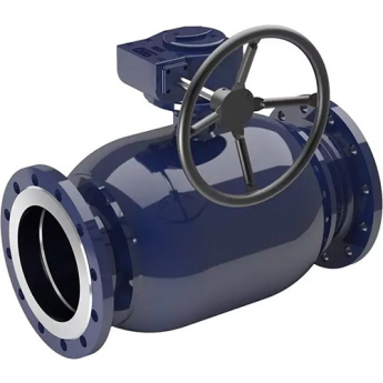 Кран шаровой NAVAL 235597 DN 250 PN 25 стальной полнопроходный фланцевый с редуктором
