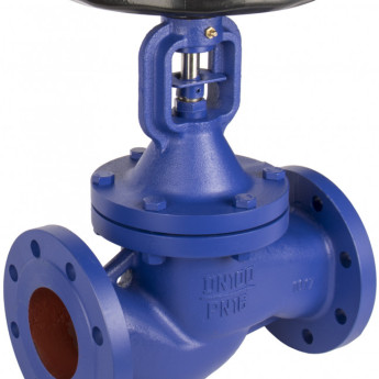 Вентиль запорный сильфонный РАШВОРК 334 Ду100 Ру16 чугунный фланцевый