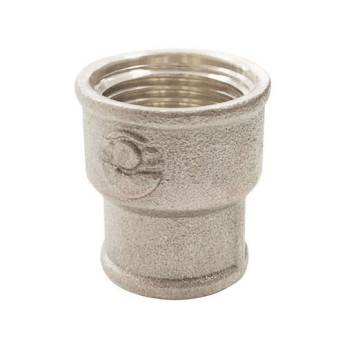 Муфта переходная VALFEX VF.240 ВР 1 1/2"x1 1/4" Ду 40x32 Ру 40 никелированная латунная