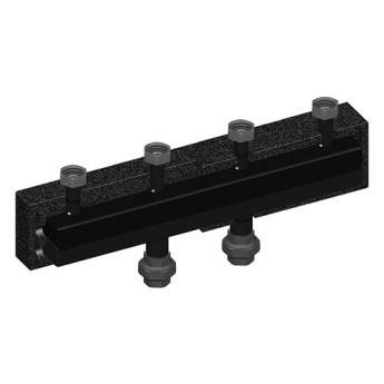 Коллектор распределительный Meibes M66301.80 2-х контурный ВР-НР 1 1/2" DN 40 PN 6 в теплоизоляции