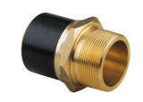 Переход ПЭ-латунь 75 х 2 1/2" НР SDR 11 с наружной резьбой спигот